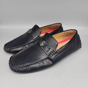 Rocawear Men Ludlow Black Comfort Classic Shoes Size 11 Eur 44 Faux Leather